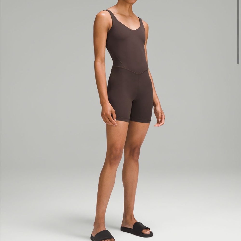 Lululemon Align Bodysuit in Espresso. Size 4! NWOT